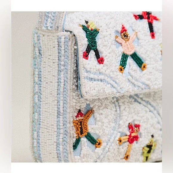 Anthropologie The Fiona Beaded Bag - Winter Edition - Picture 2 of 4